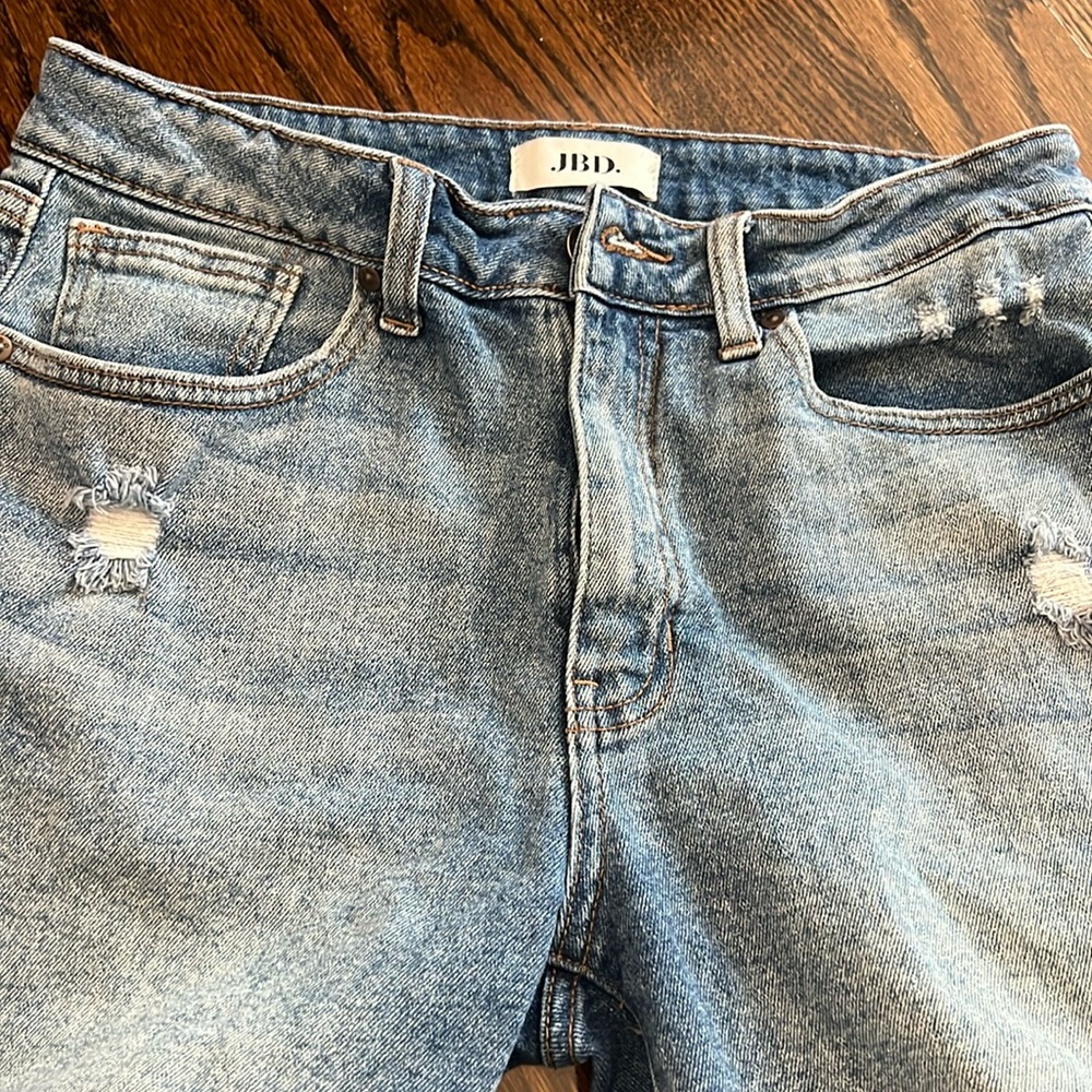 JBD bermuda denim shorts.  No tags. Worn twice. Great fit!